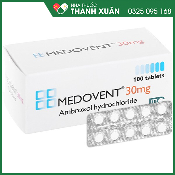 Medovent 30mg trị triệu chứng bệnh phế quản